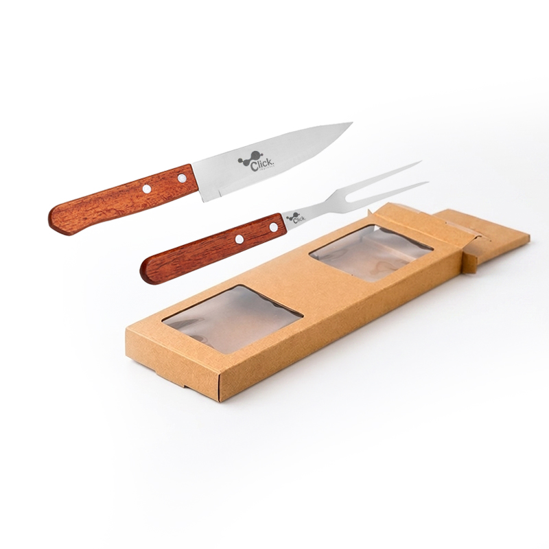 Aproveite seus momentos de churrasco com o Kit Churrasco 2 Peças. Este conjunto vem em um estojo de papel kraft. O kit inclui uma faca de 7 polegadas e um garfo, ambos em inox com cabos de madeira. Um churrasco de respeito merece utensílios de qualidade!
Altura : 33 cm
Largura : 10,7 cm
Espessura : 2,6 cm
Medidas aproximadas para gravação (CxL): 30 cm x 8 cm